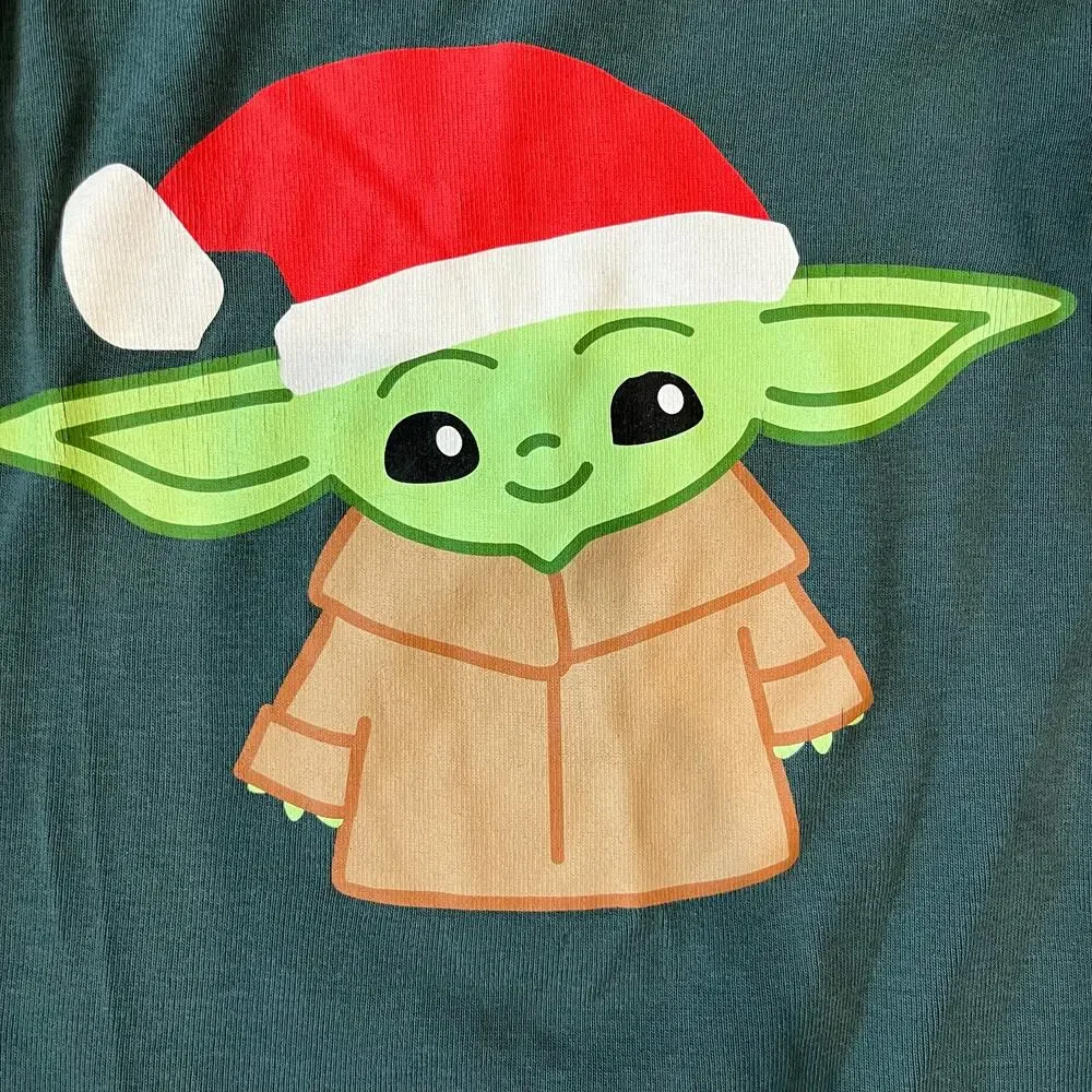 Hanna Andersson Star Wars Yoda Santa Pajamas 130 cm 8